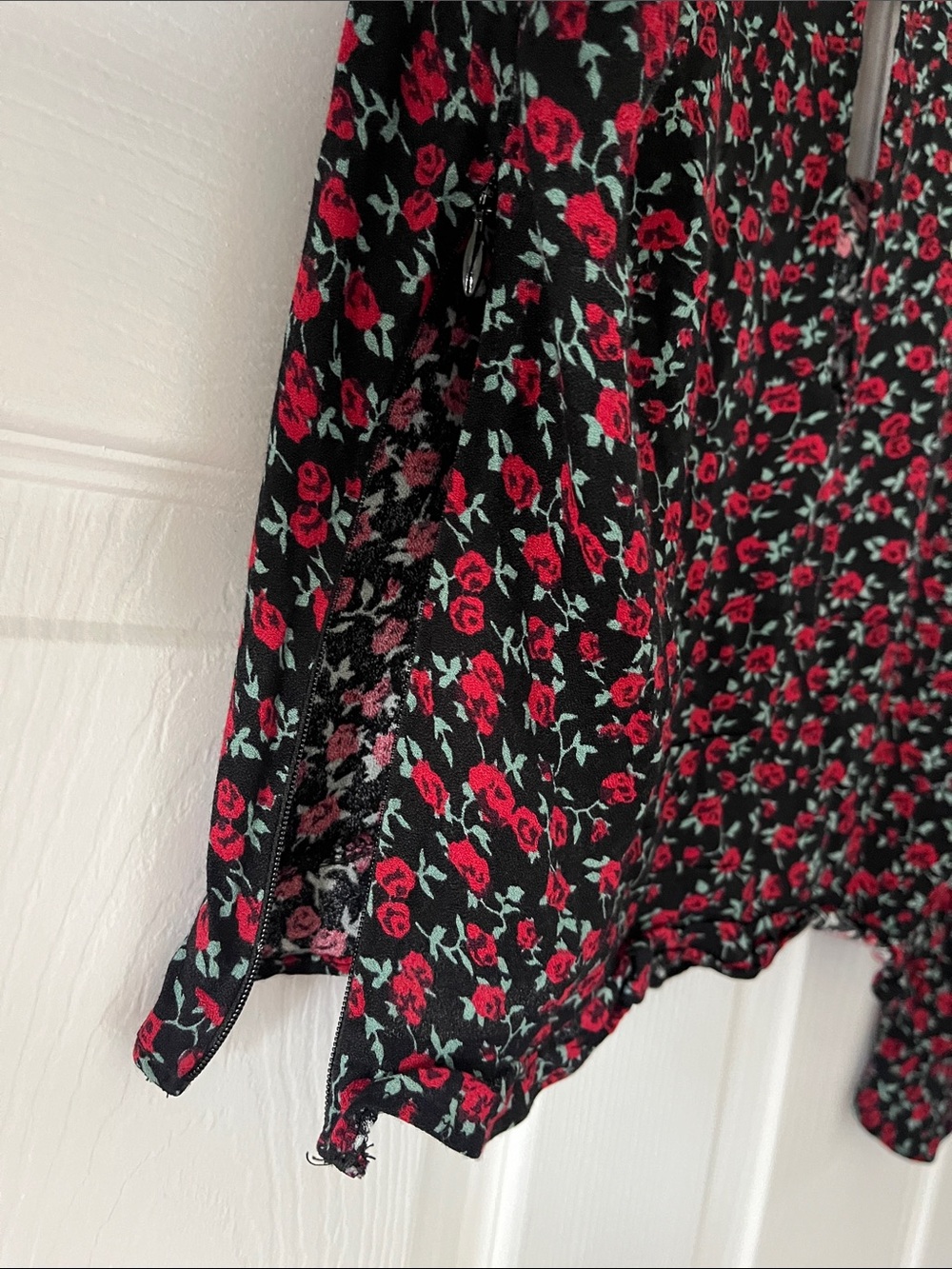 Reformation Ruffled Rose Crop Top - Picture 7 of 13